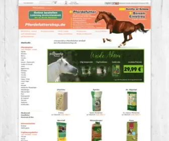 Pferdefuttershop.de(Pferdefutter bestellen auf Rechnung) Screenshot