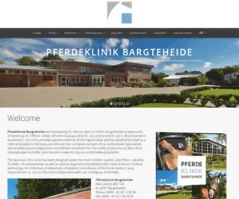 Pferdeklinik-Bargteheide.de(Herzlich Willkommen) Screenshot