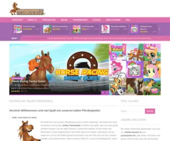 Pferdespiele.de(Kostenlose Online Pferdespiele spielen) Screenshot