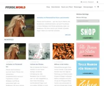 Pferde.world(Ist das Pferdeportal) Screenshot