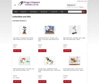 Pfergys-Potpourri.com(PFergy's Potpourri Collectibles and Gifts) Screenshot