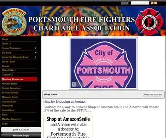 PFfca.org(Portsmouth FF Charitable Association) Screenshot