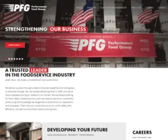 PFGC.com(Performance Food Group) Screenshot