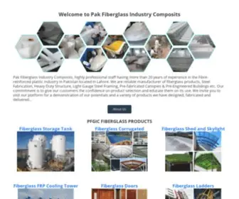 Pfgic.com.pk(PFGIC Fiberglass Manufacturer Pakistan) Screenshot