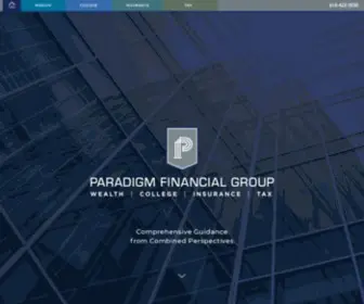 Pfgiusa.com(Paradigm Financial Group) Screenshot