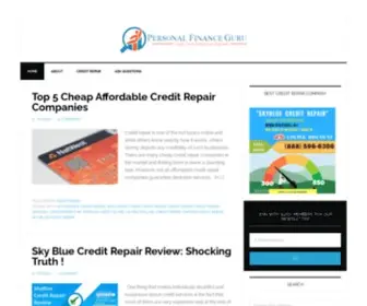 Pfguru.com(Personal Finance Guru) Screenshot