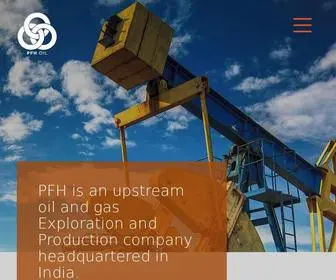 Pfhoil.com(PFH Oil & Gas) Screenshot