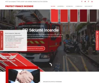 Pfi-Securite-Incendie.com(PFI Sécurité Incendie) Screenshot