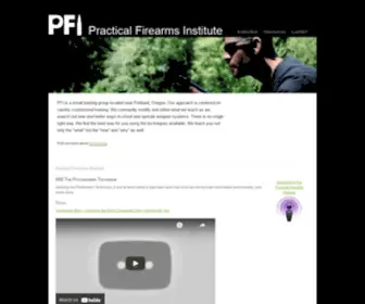 Pfi-Usa.com(Practical Firearms Institute) Screenshot