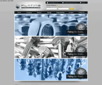 Pfimx.com(Plating Finishing Industries) Screenshot