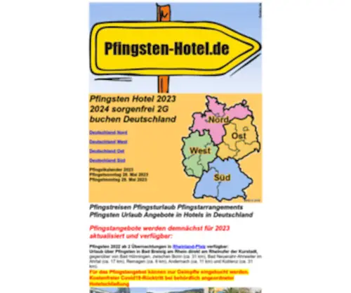 Pfingsten-Hotel.de(Pfingsten Hotel) Screenshot