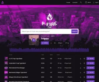 Pfirebeats.com(P-Fire Beats Beat Store) Screenshot