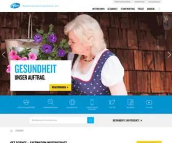 Pfizer.at(Forschung und Entwicklung von Medikamenten ) Screenshot