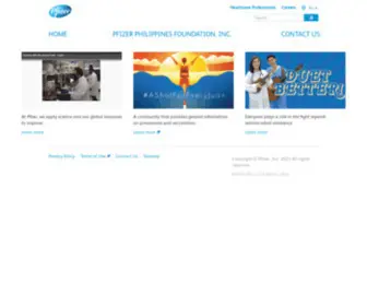 Pfizer.com.ph(Pfizer Inc) Screenshot