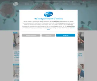 Pfizerlife.co.uk(Breakthroughs that changes patients' lives) Screenshot