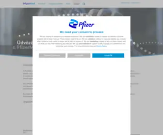 Pfizermed.hu(Pfizer) Screenshot