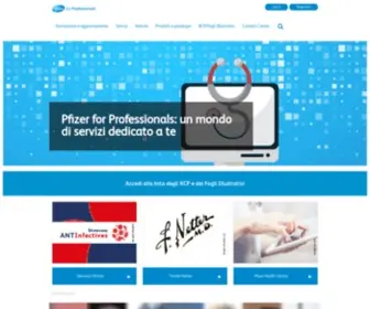 Pfizerpro.it(Pfizer for Professionals) Screenshot