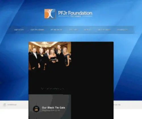 PFJrfoundation.org(KOK) Screenshot