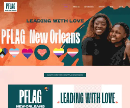 Pflagno.org(PFLAG New Orleans) Screenshot