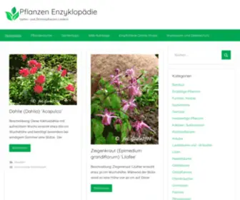 Pflanzen-Enzyklopaedie.eu(Enzyklopädie) Screenshot