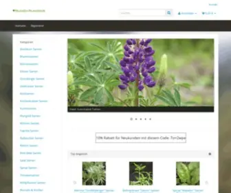 Pflanzen-Pflanzen.de(Samen kaufen im Saatgut Shop) Screenshot