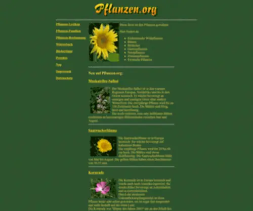 Pflanzen.org(Pflanzen) Screenshot