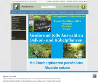 Pflanzenklick.de(Bietet) Screenshot