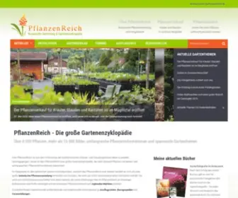 Pflanzenreich.com(Die große Gartenenzyklopädie) Screenshot