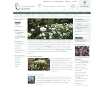Pflanzenversand-Gaissmayer.de(Ihre kompetente Gärtnerei mit riesiger Auswahl) Screenshot