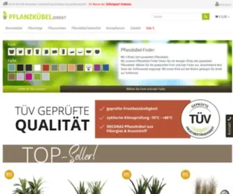Pflanzkuebel-Direkt.de(PFLANZKÜBEL günstig bestellen) Screenshot