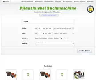 Pflanzkuebel-Suchmaschine.de(Kommen Sie in die Welt der Weihnachtskugeln und des Christbaumschmucks) Screenshot