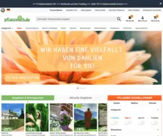 Pflanzmich.at(Pflanzen bestellen bei PFLANZMICH.de) Screenshot