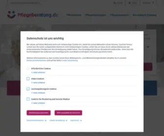 Pflegeberatung.de(Unterstützung bei der Pflegeplanung. Pflegedatenbank ✓ Experten) Screenshot