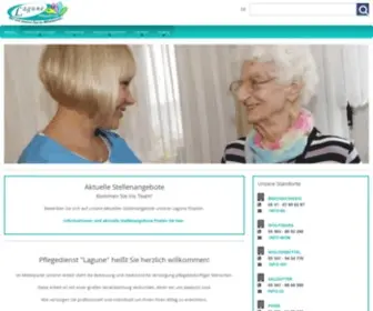 Pflegedienst-Lagune.de(Pflegeteam Lagune) Screenshot
