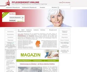 Pflegedienst-Online.info(Häusliche Pflege) Screenshot