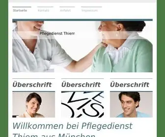 Pflegedienst-Thiem.de(Pflegedienst Thiem) Screenshot