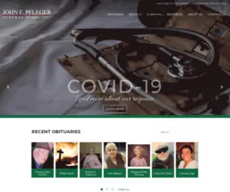 Pflegerfuneralhome.com(Pfleger Funeral Home) Screenshot