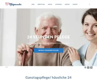 Pflegewunder.de(24 Stunden Betreuung) Screenshot