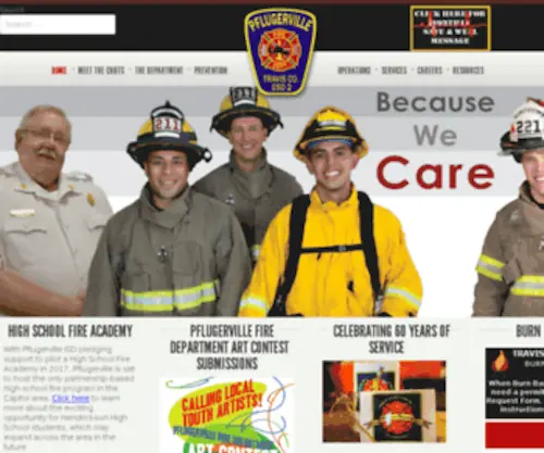 Pflugervillefire.com(Pflugerville Fire Department) Screenshot