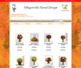 Pflugervillefloraldesign.com(Pflugerville florist) Screenshot