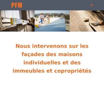 PFM13.fr(Entreprise de ravalement de façades) Screenshot