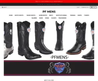 Pfmens.com(PF MENS) Screenshot