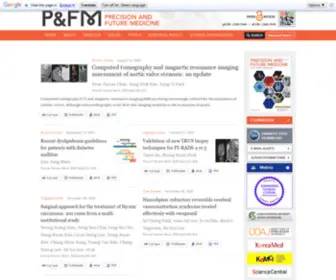 PFmjournal.org(Precision and Future Medicine) Screenshot