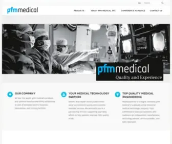 PFmmedicalusa.com(PFM Medical) Screenshot