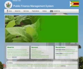 PFMS.gov.zw(Public Financial Management System) Screenshot