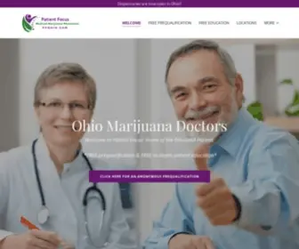 Pfohio.com(Patient Focus) Screenshot
