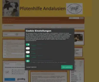 Pfotenhilfe-Andalusien.com(Pfotenhilfe Andalusien) Screenshot