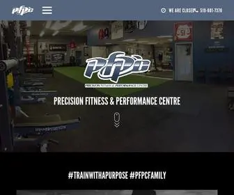 PFPclondon.com(Precision Fitness & Performance Centre) Screenshot