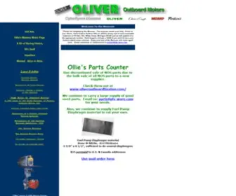 PFS-Ware.com(The Oliver Outboard Motors Cyberspace Museum Main Entrance) Screenshot