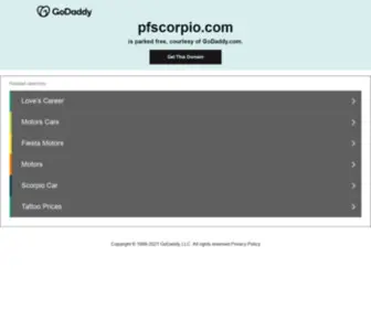 PFscorpio.com(Check out this GoDaddy hosted webpage! http://) Screenshot
